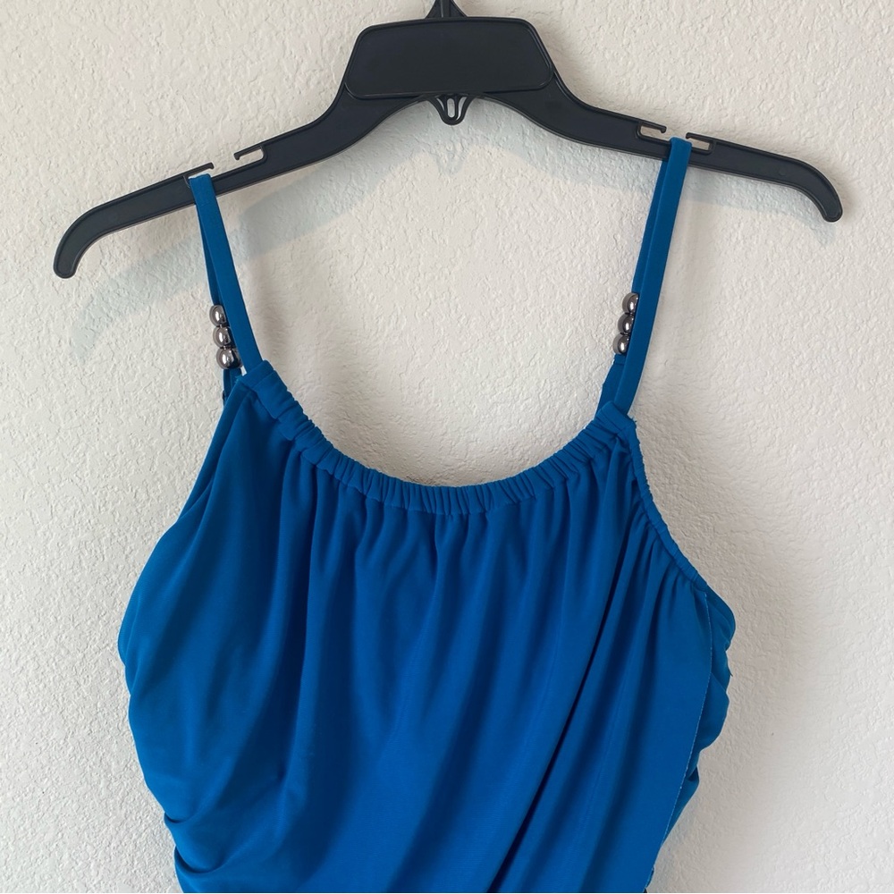 Magicsuit By Miraclesuit Solid Colorblock Lisa On… - image 3